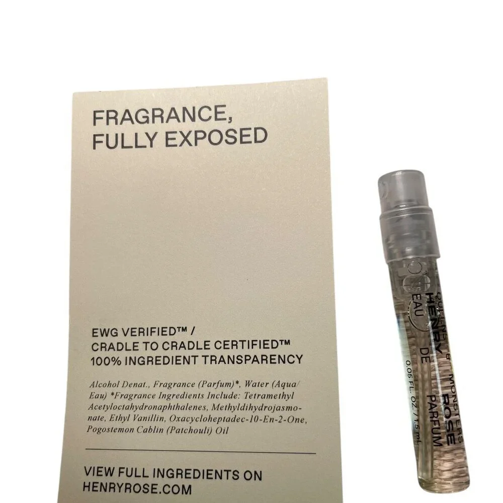 Henry Rose Queens & Monsters Perfume Samples | 33 Vials (1.5ml Each)